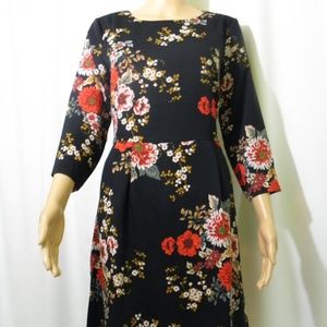 Nicole Miller Floral Print with Pockets NWT